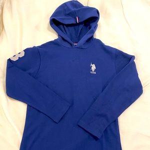 🎯Polo thin hoodie size 10-12